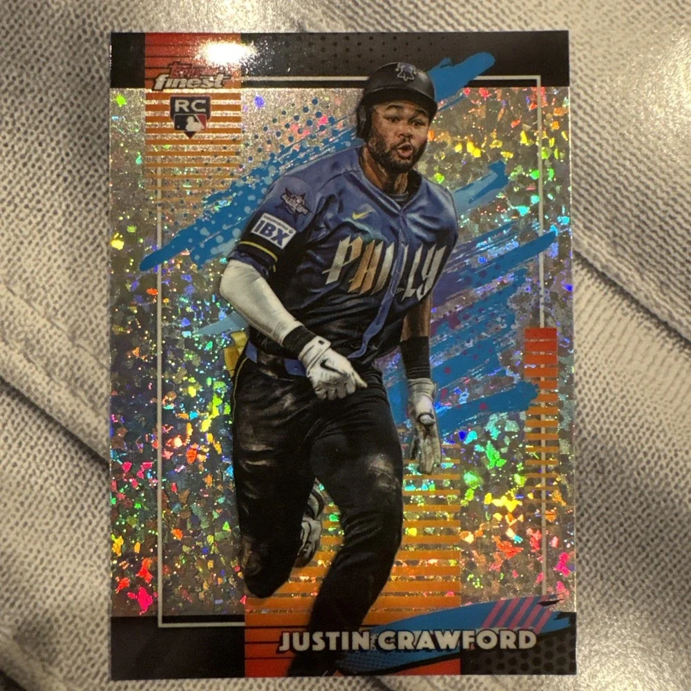 2026 Topps Finest Justin Crawford #123 MDR Uncommon RC Phillies
